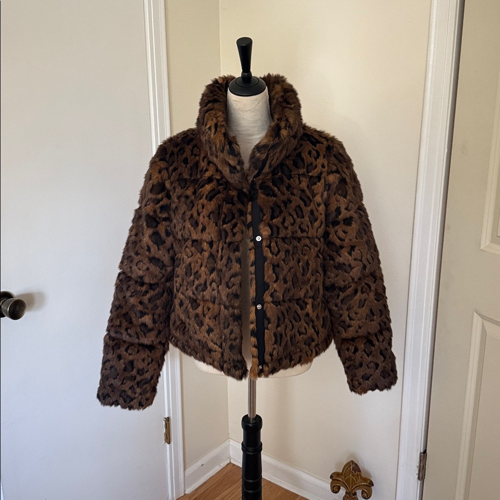 Abercrombie & Fitch Black Puffer Jacket